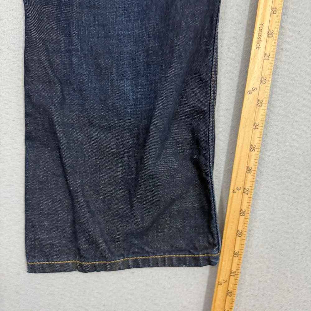 Levis 527 Slim Bootcut Jeans Men's 38x30 Blue Dark Wash Denim Y2K Western Rodeo